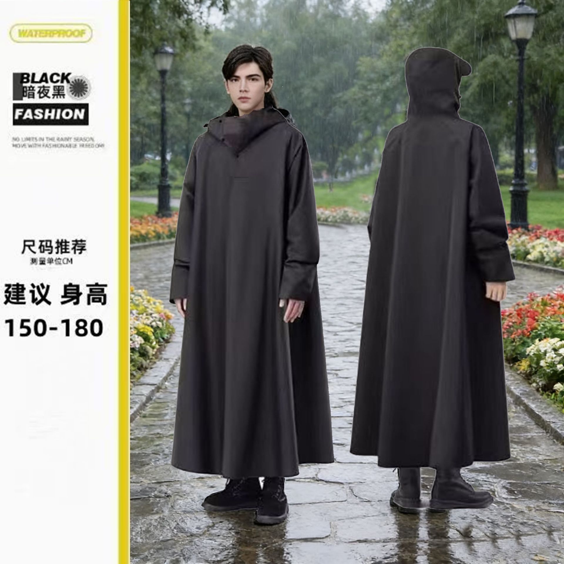 Poncho Impermeable con Mangas para Ciclismo de Tela Oxford Reflectante para Motocicleta image 16