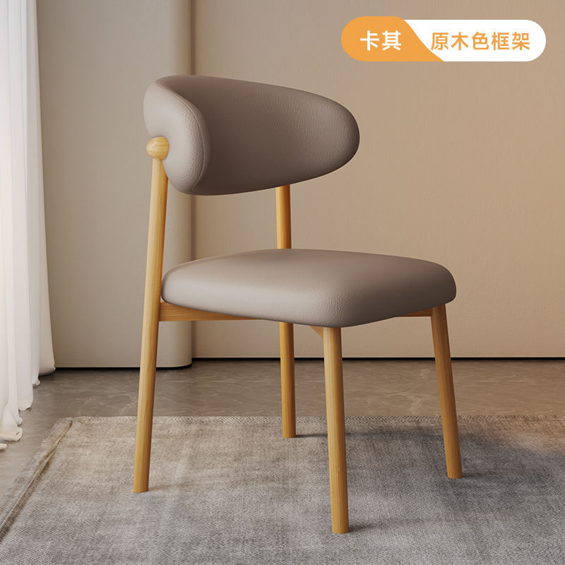 北欧铁艺餐椅家用简约软包书桌椅餐厅酒店设计师款餐椅休闲靠背椅|undefined