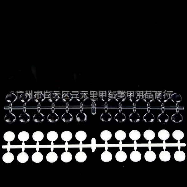 Nail Polish glue flat polka dot color card cap color label a bottle of color to send double-sided stickers factory wholesale