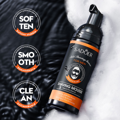 Full English SADOER men's shaving mousse soft and softening beard men's shaving cream cross-border foreign trade wholesale