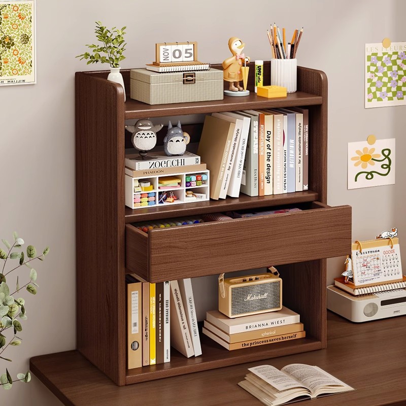 Estante de escritorio Estante de escritorio Estante de escritorio para el hogar de los estudiantes, almacenamiento de escritorio, gabinete pequeño de varias capas, estación de oficina, estante pequeño