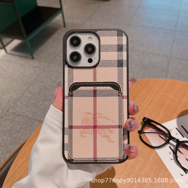 Suitable for Apple 17Promax Phone Case Iphone16/15/14/13/12/11 Card-Inserting Phone Case 16Pro