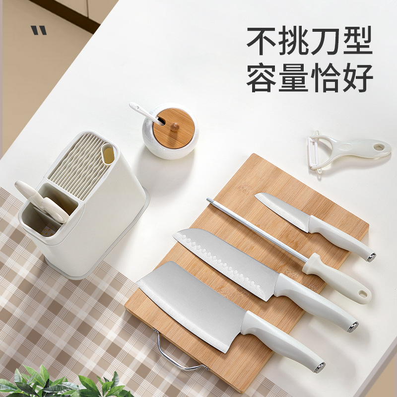 Juego de cuchillos Juego completo de cuchillos de cocina Combinación de tablas de cortar Juego de cuchillos de cocina para el hogar Juego de cuchillos de cocina