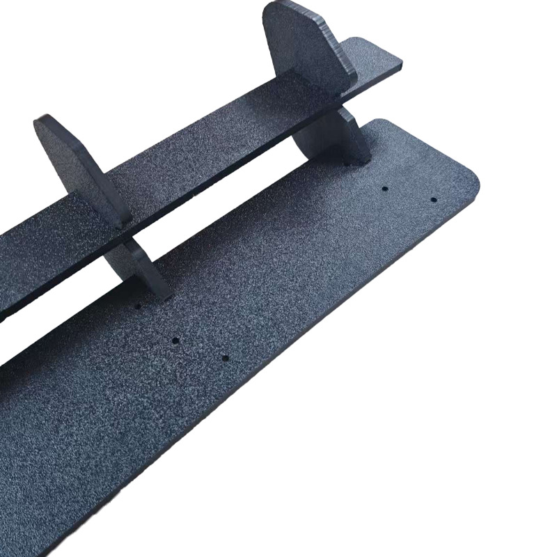 Suitable for Volkswagen Golf 7.5R Thickened 9mm Frosted Rear Lip Air Knife Tail Lip Rear Blade Spoiler Modification