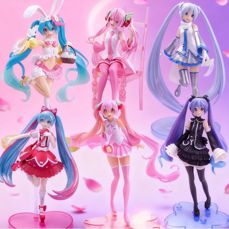 Hatsune Miku, Mihara Miku Figure, Lolicity, Beautiful Girl, Two-Dimensional Anime Peripheral Ornaments, Model Toys Wholesale
