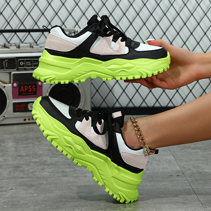 厚底舒适潮流增高老爹鞋透气轻便休闲运动单鞋时尚百搭户外潮鞋女