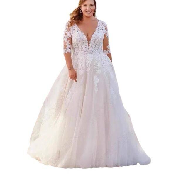 European and American cross-border new wedding dress bride wedding…