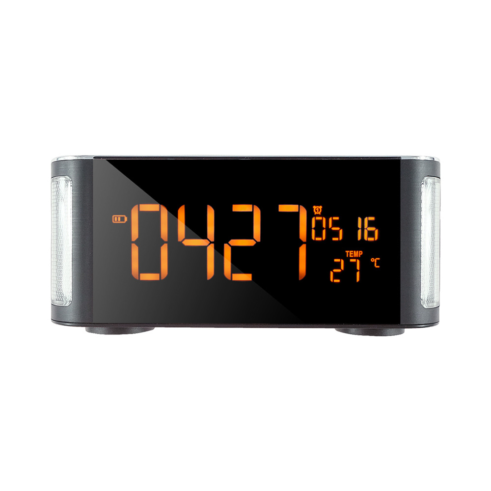 MUSKY DY32L无线蓝牙音箱 HiFi插卡 智能大屏双闹钟 低音炮音响