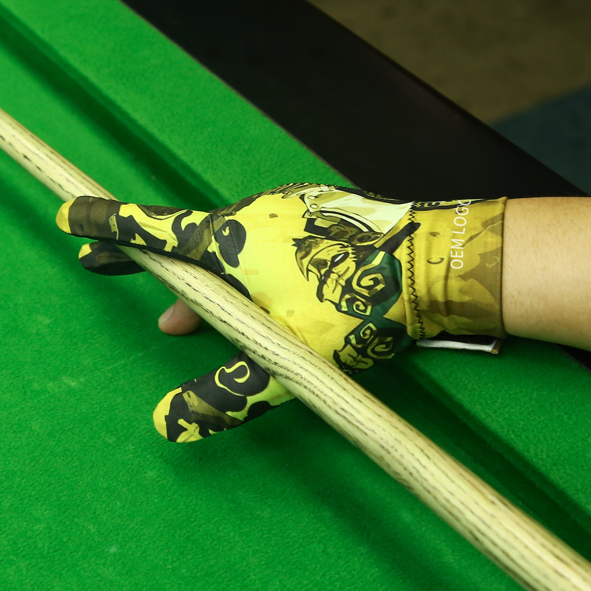 OEM LEGO台球手套三指手套男女露指左右手可戴桌球手套