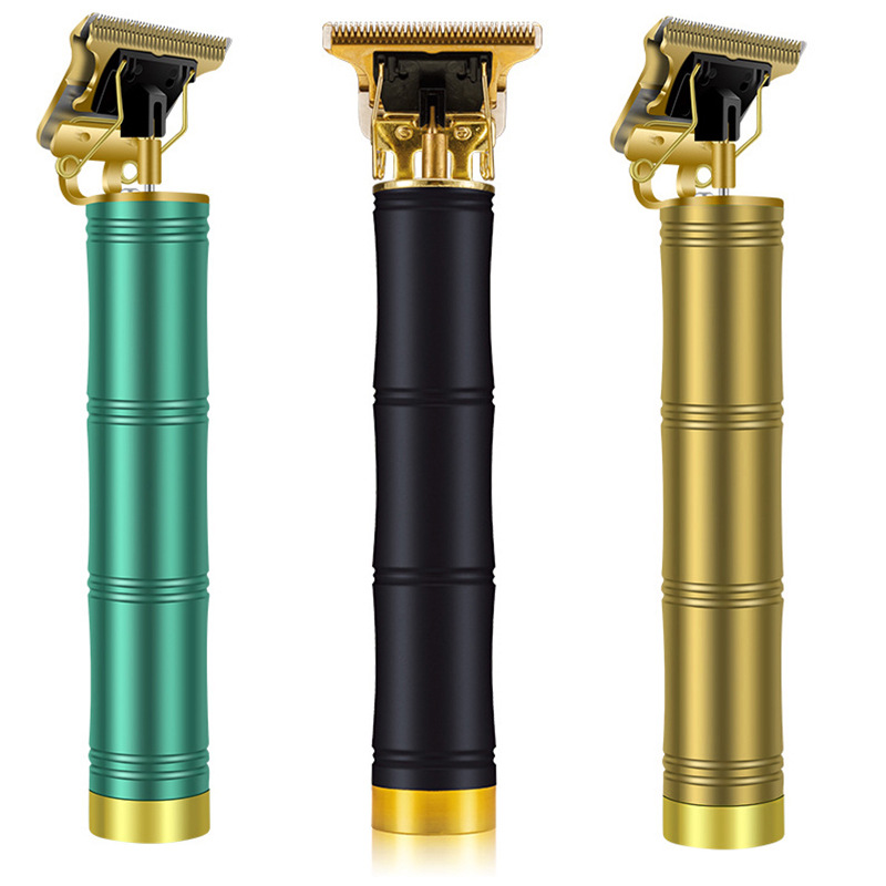 Cross-border retro aceite cabeza eléctrica de carga directa talla eléctrica Clipper eléctrico Clipper pelo Calvo estilo tijeras de peluquero