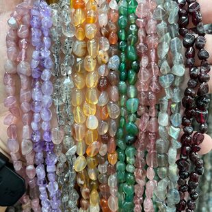 6-8mm��Ȼʯˮ����ʯ�S�β�Ҏ�t��� ɢ�鴮�����Ʒdiy������l