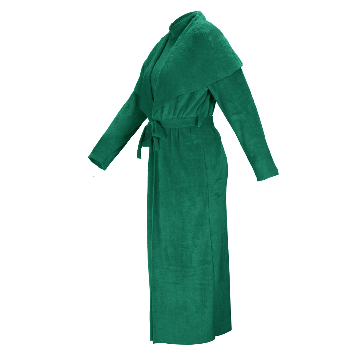 Completo due pezzi donna vestito in velluto e cardigan lungo_voghion.com