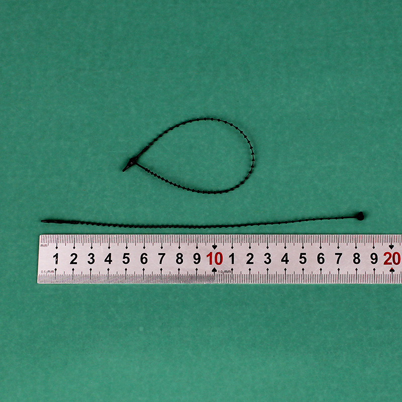 7inch 검은 구슬 벨트