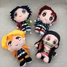 日本卡通毛绒玩具动漫周边demon slayer鬼灭之刃玩偶炭治郎娃娃