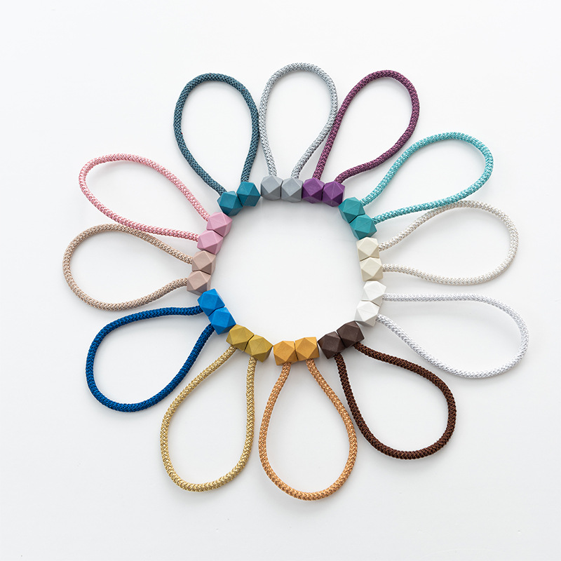 Hebilla de succión magnética transfronteriza moderna simple cubo liso correa de cortina hebilla de cortina sin perforar sin instalación al por mayor