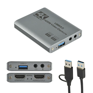 私模HDMI采集卡USB3.0接口采集卡 支持YUY2格式录制环出4K60HZ