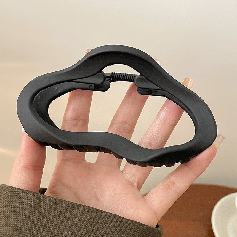 Gran clip de tiburón esmerilado acrílico simple horquilla tocado volumen gran horquilla de alto grado accesorios para el cabello al por mayor