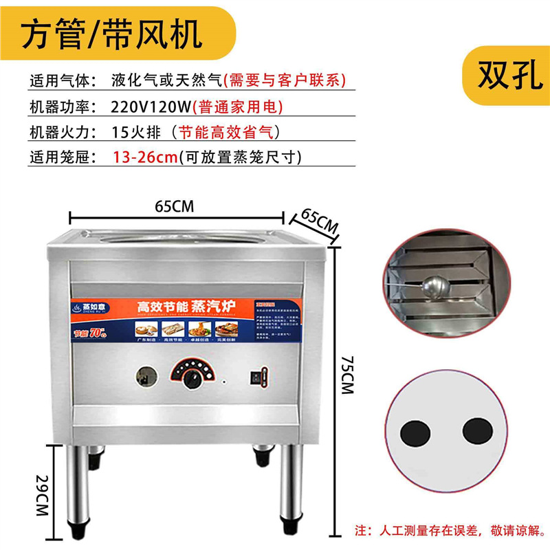 horno de vapor de paquete de tubo cuadrado con ventilador, horno de vapor de paquete de jaula de paquete de vapor de paquete de vapor de gas eléctrico y ahorro de energía de alta eficiencia