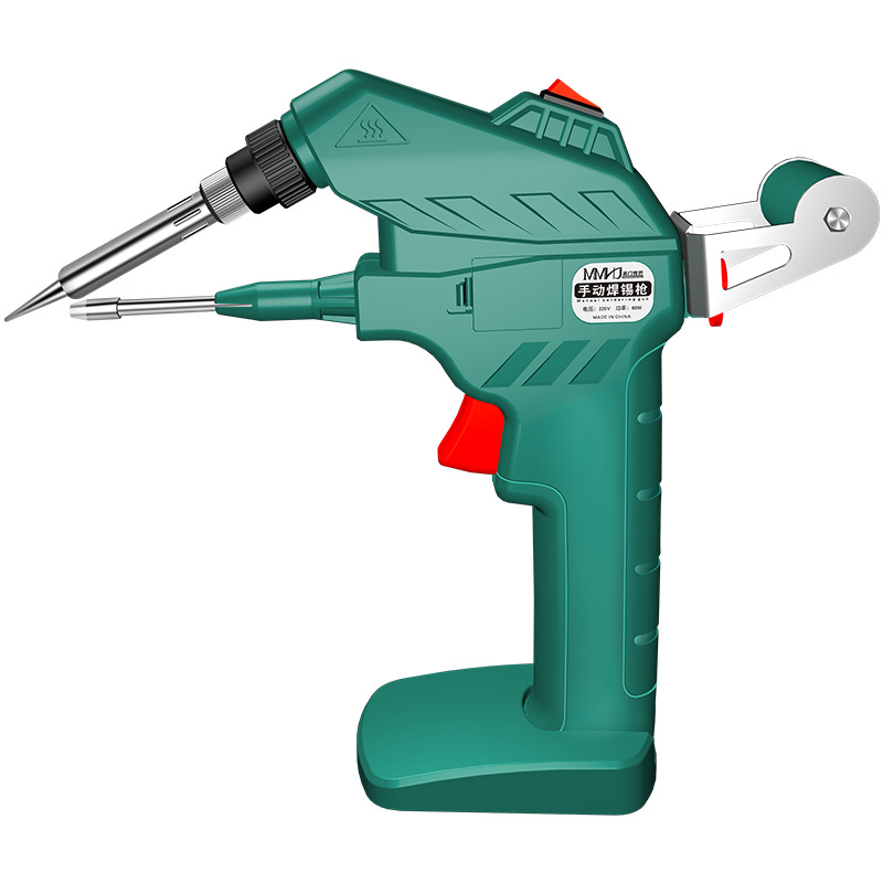 Pistola de soldadura térmica interna de 100W de mano cuidadosamente seleccionada transfronteriza, soldador eléctrico de mano de 110V de doble calibre de EE. UU. Y Europa entrega automática de estaño