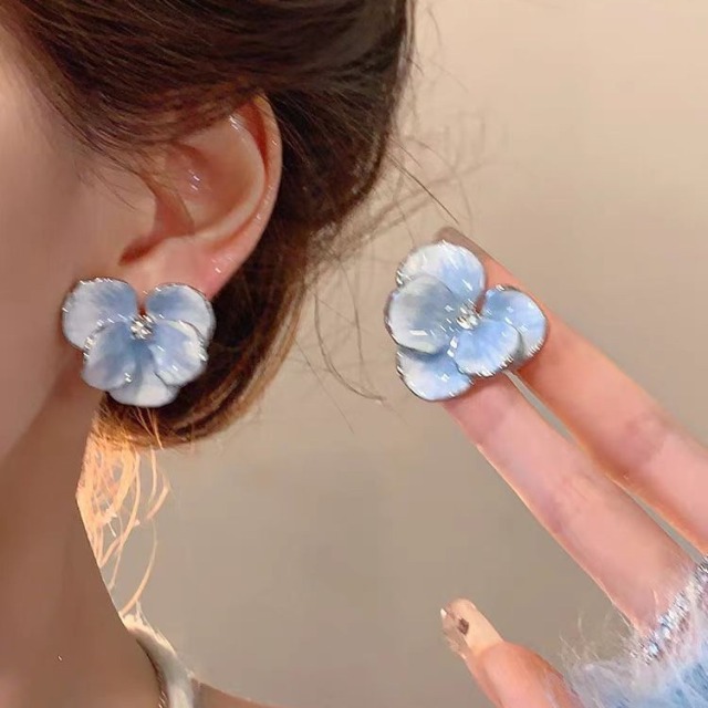 30#鸢尾花蚊香盘耳夹