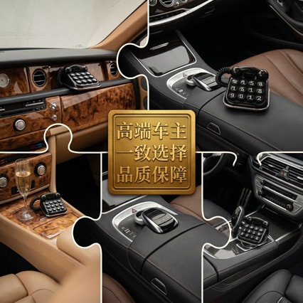 2026 New Model Temporary Parking Number Plate Retro Car Phone Number Plate Creative High-End Car Decoration Accessory