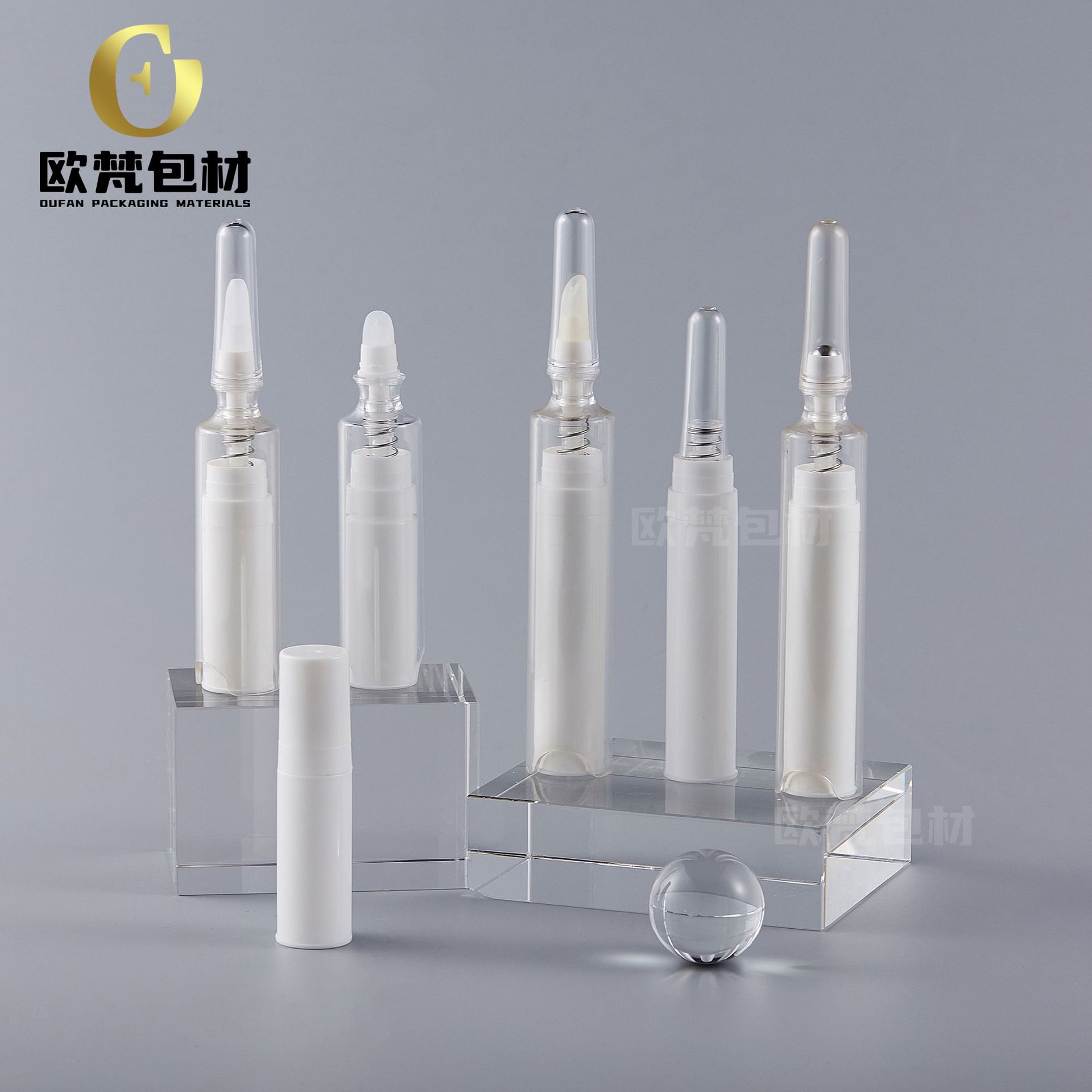 Eye cream, cream jar, serum, bottle, cosmetic pack, 5 ml, 10 ml, easy application