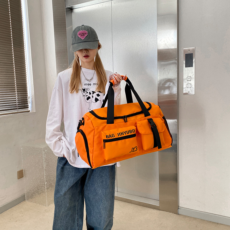 Travel Bag Large Capacity Men's Travel Duffel Bag Dry and Wet Separation Women's Storage Bag for Production Sports Fitness Travel Bag Back