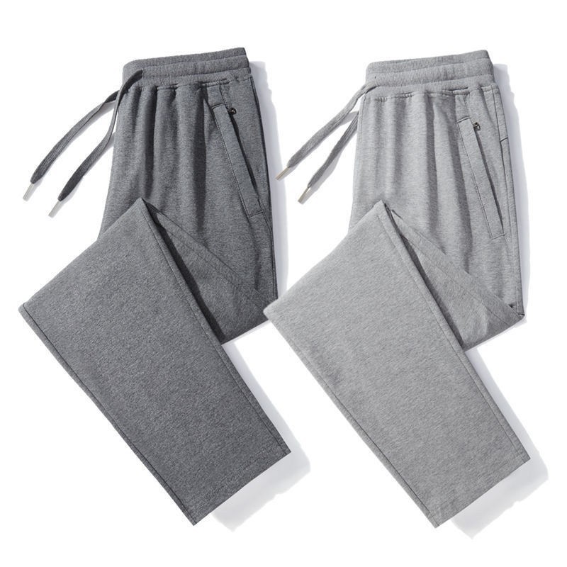 Venta al por mayor 2025 nuevas herramientas pantalones casuales rectos de color sólido para hombres, pantalones deportivos sueltos de cintura media, pantalones de guardia