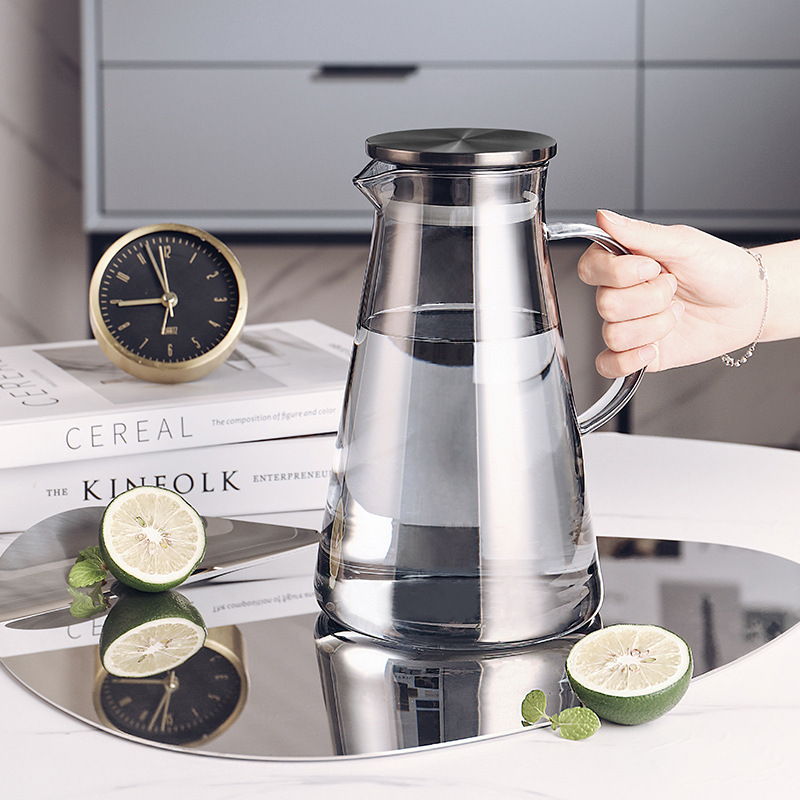 VHM7批發格娜斯家用玻璃開水壺耐熱冷水壺果汁壺玻璃水壺茶壺扎壺