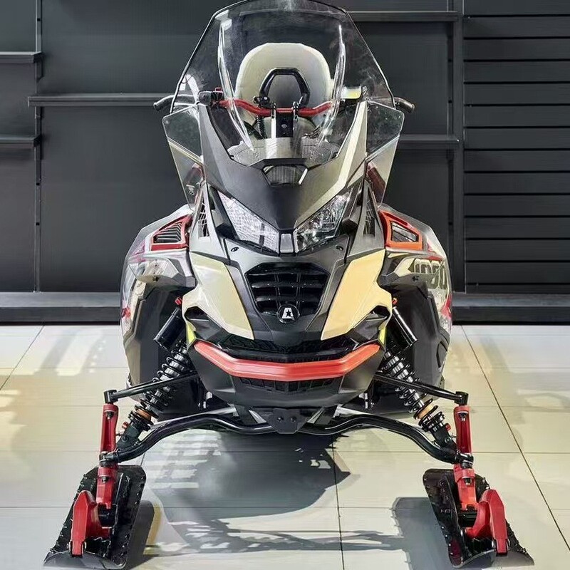 Adult Snow Outdoor 1000Cc Snowmobile, Tracked Mobility Ski Vehicle, Riding Play Equipment