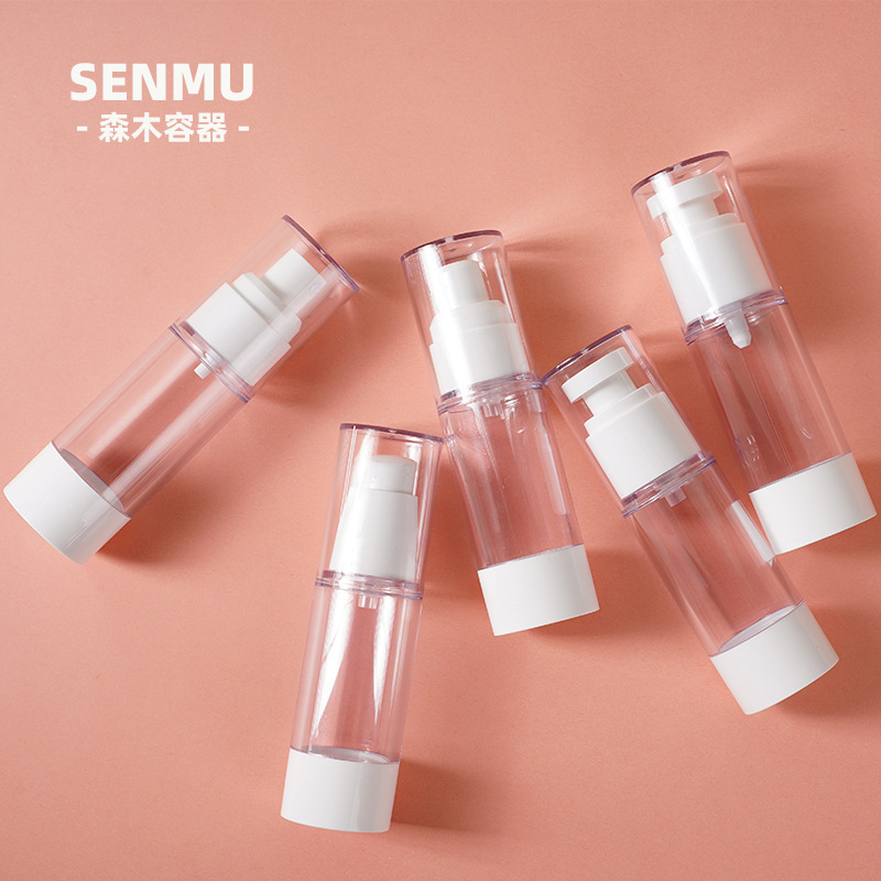 in stock 50ml Vacuum Bottling Press Type 30ml Lotion Spray Bottle Travel as Plastic Bottle Packaging Material