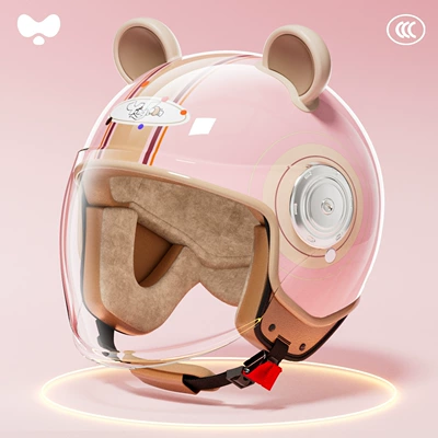 Standard 3C Certified Electric Motorcycle Helmet: Motosiklet kaskı (dəbilqə) - 3c-adult-powder-hd-long-mirror-class-a-new-national-standard-one-size-fits-all
