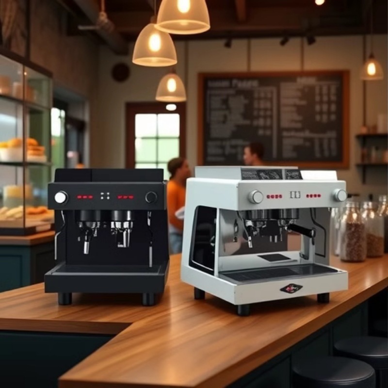 Importado de Italia wega pegaso Picasso máquina de café italiana comercial doble cabezal semiautomático E61