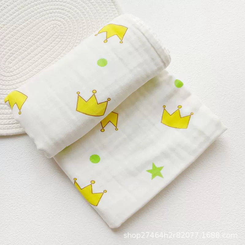 Cotton gauze children's bath towel, soft breathable duvet