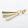 New Foreign Trade Anime One Piece Sauron Same earrings Zoro Golden Ear Hook COS Small Jewelry Spot