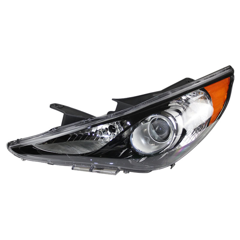 Aplicable a Hyundai 11 - 14 Sonata, faro americano Sonata original halógeno medio ensamblado negro