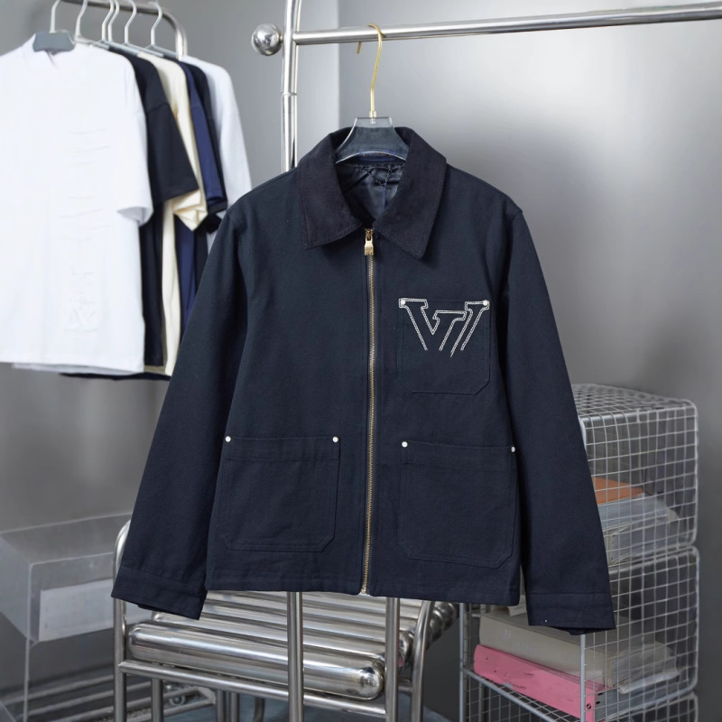 Nanyou 高品質オリジナル標準 2025 早春の新スタイルロバポケット中空刺繍キャンバスワークジャケット男性と女性用|undefined