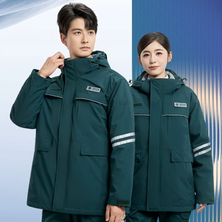 新款冬季国家电网电力供电局棉服可拆卸内胆棉衣工作服劳保服棉服