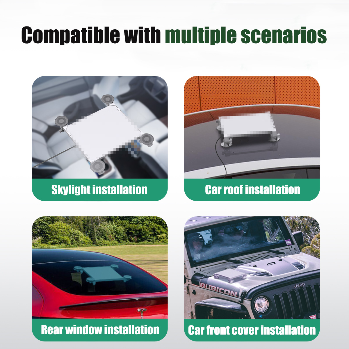 For Mini Devices, Car Suction Cup Mount, Star Mini Car Roof, Sunroof, Front Window, Rear Window Glass Suction Cup Mount