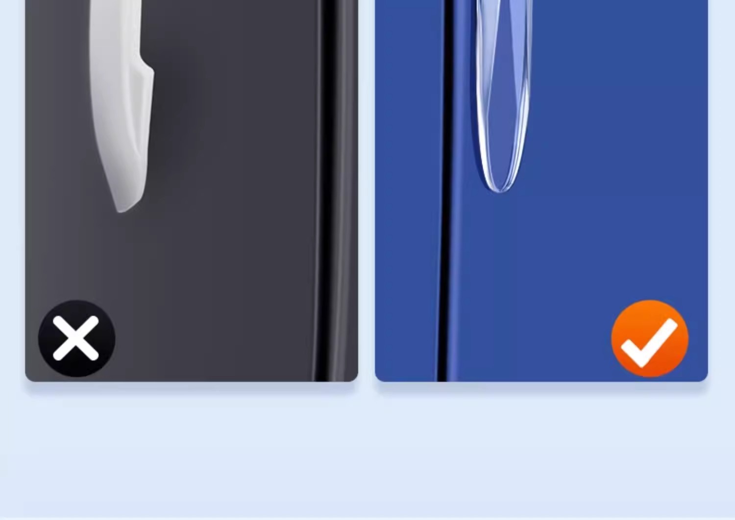 Car Door Anti-collision Strip Auto Products Daquan Rearview Mirror Door Opening Frontier Collision Scraping Silicone Protection Artifact Car Sticker