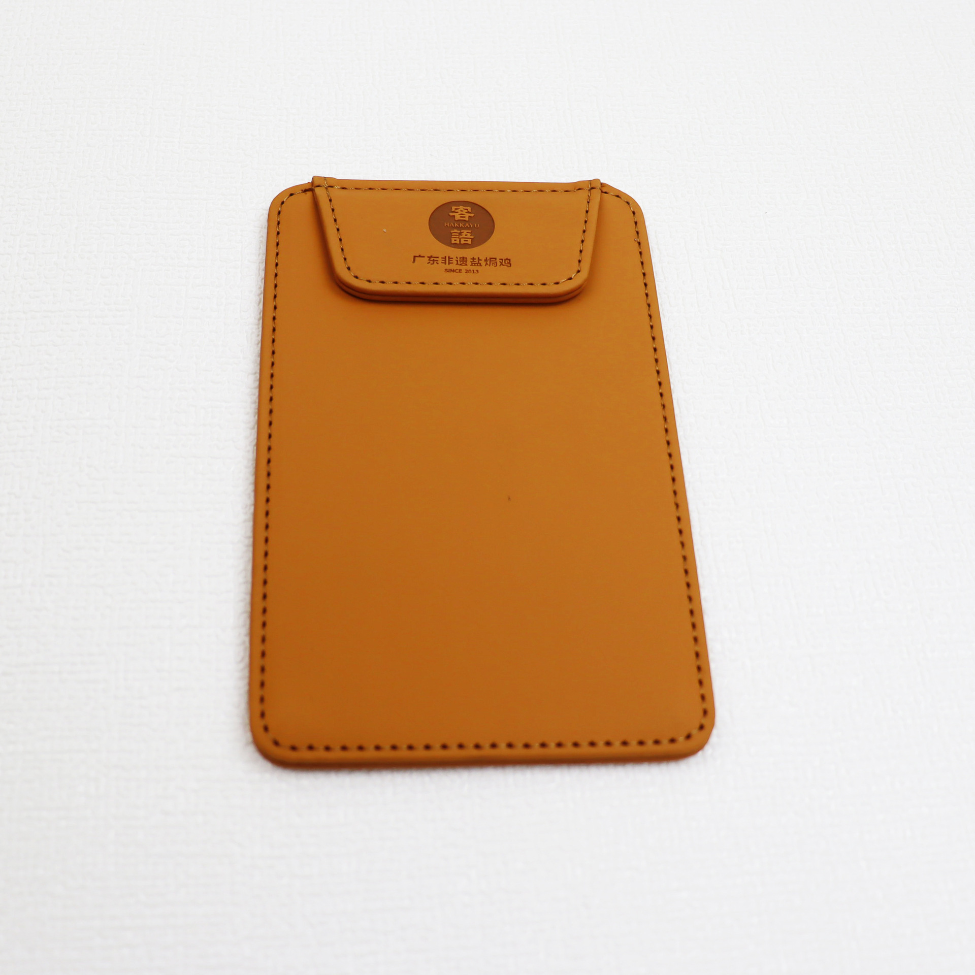 A6便签夹PU皮革点餐夹磁吸账单夹磁性收银夹买单夹票据夹菜单夹