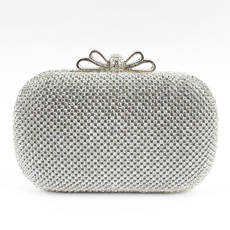 彩月G65女士晚宴包 时尚镶钻手拿包 新款手机化妆品女包包