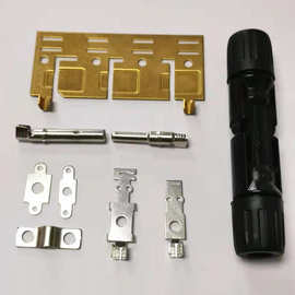 光伏接线盒连接片五金冲压件五金弹片不锈钢锰钢弹片来图来样定做