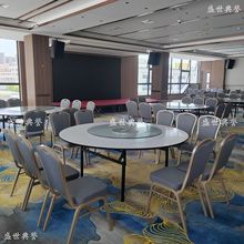 宁德国际会议中心宴会家具酒店多功能厅婚宴餐椅宾馆铝合金会议椅
