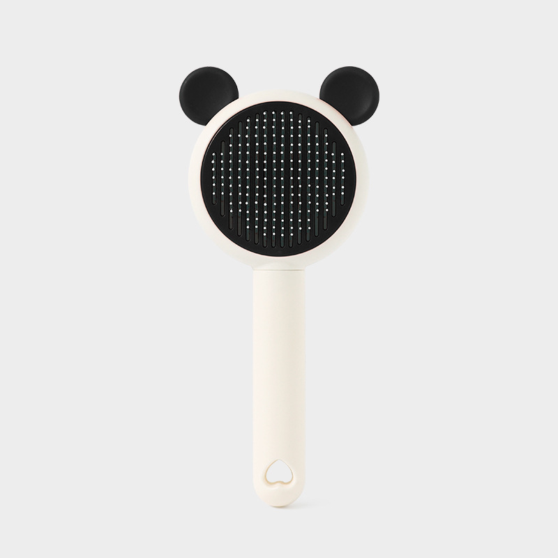 Peine para mascotas de dibujos animados transfronterizos Peine para gatos Cepillo para mascotas Peine de aguja autolimpiante para mascotas Peine para mascotas