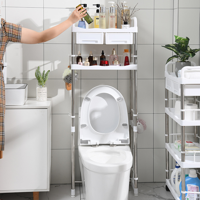 Floor-type Bathroom Toilet Storage Rack Multi-layer Storage Rack Toilet Top Multi-layer Storage Artifact