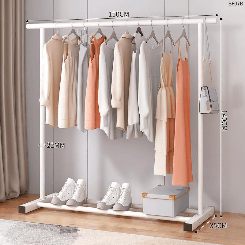 percha de ropa tipo piso para uso doméstico de alto grado colgar prendas de ropa rack varilla telescópica especial para balcón edredón