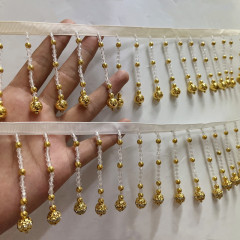 メーカー卸売り金色真珠流蘇レースドリルペンダントdiy手作り材料漢服アクセサリー