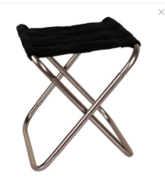 Al Aire Libre de aleación de aluminio plegable taburete silla pequeña Maza pesca taburete silla portátil camping playa silla transfronteriza
