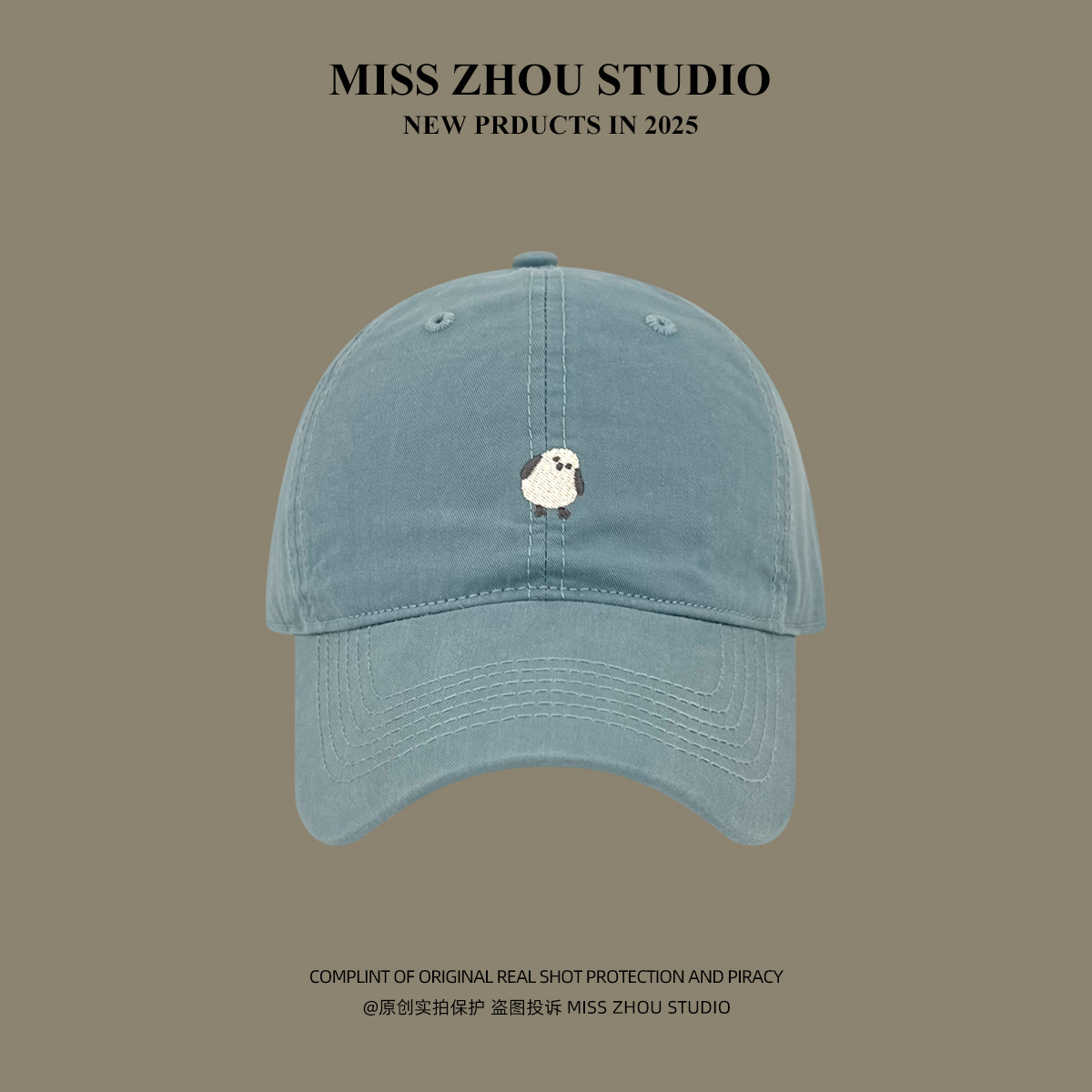 Aves casuales japonesas picadas gorras de lengua de verano mujeres parejas de estudiantes suaves mostrando la cara de una pequeña marea de sombrero de béisbol